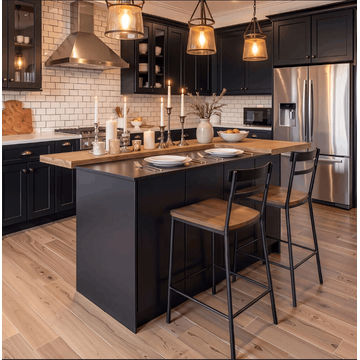 Greenline Interiors Della Kitchen Island