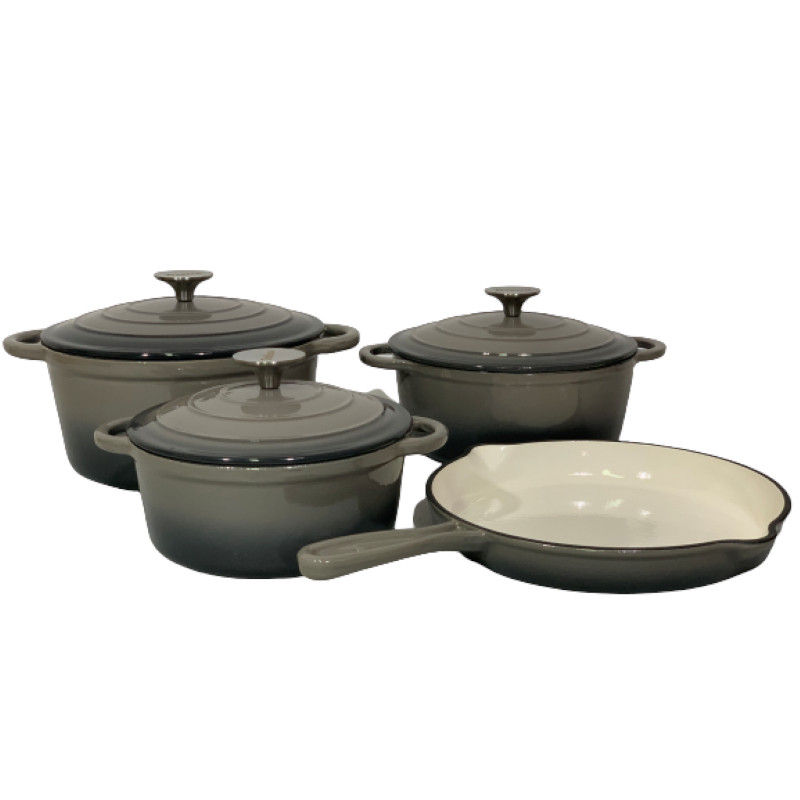 7pc Cast Iron Camp Cookware Set