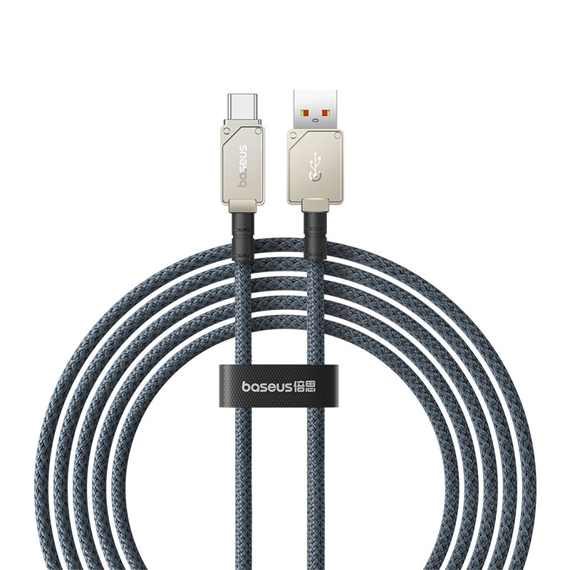Baseus Unbreakable Series Fast Charging Data Cable USB to Type C 100W 2m - Stellar White