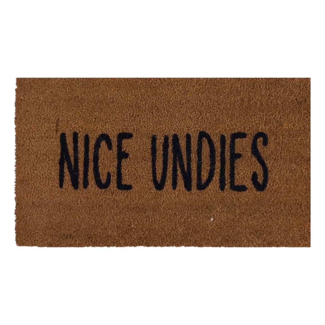 Matnifique Coir Design Doormat - Nice Undies 700 x 400 x 14mm
