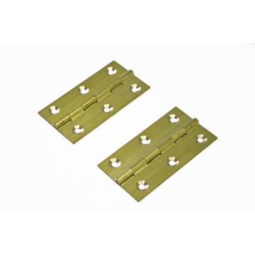 75mm Butt Hinge Solid Brass