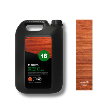 Nova 18 Novadye Woodstain - Teak 5lt