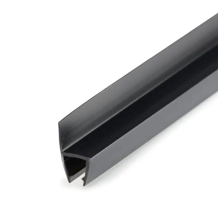 Woodly 180 Soft Lip 10mm Seal, Rubber, Black, 2.5m