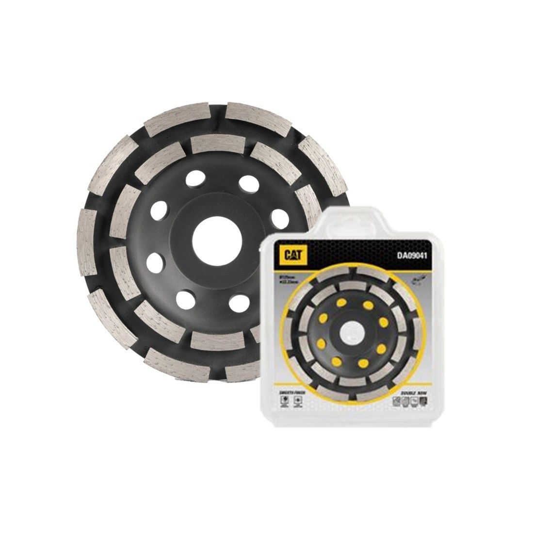 CAT Diamond Concrete Grinding Disc Double Row 125mm x  22mm
