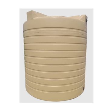 10 000L Vertical Beige Water Tank 10300L Max Storage Capacity Makoro