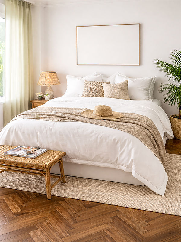 Premium Collection - Satin Stitch Duvet Cover Set - High Rise - Super King - (1 Set)