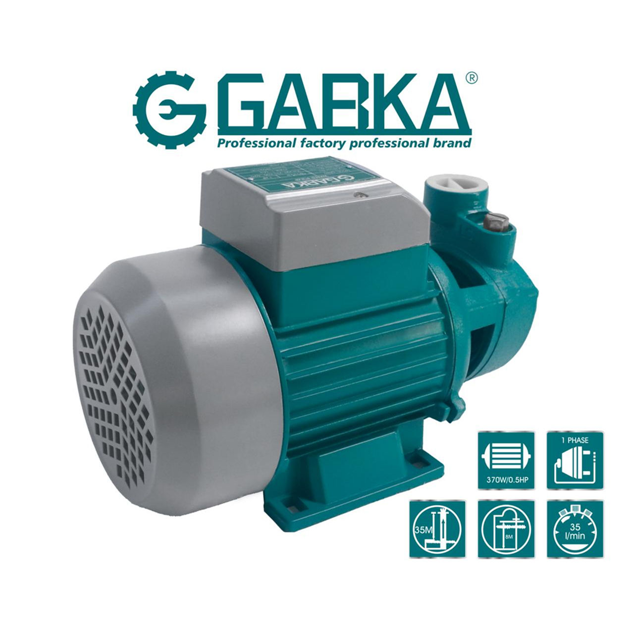 QB80 Centrifugal Water Pump – 750W (1HP) Copper Motor for Irrigation & Water Supply
