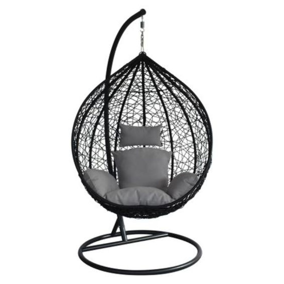 DecorMama Hanging Chair - Black