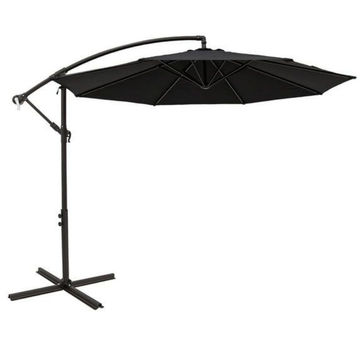 Ibiza Cantilever Umbrella - Black- Finery