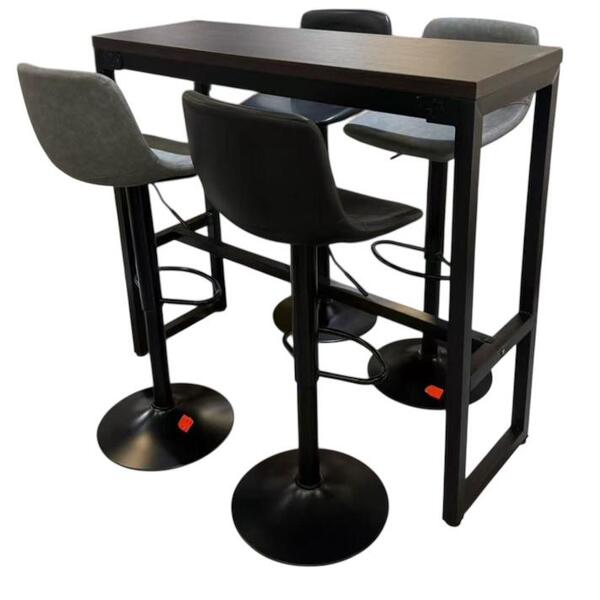 Bar table and stools