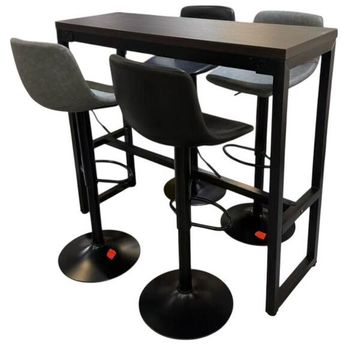 Bar table and stools