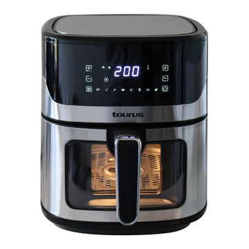 Taurus Air Fryer With Viewing Window Digital Non-Stick Black Wifi Enabled 6.5L 1600W "SmartView"