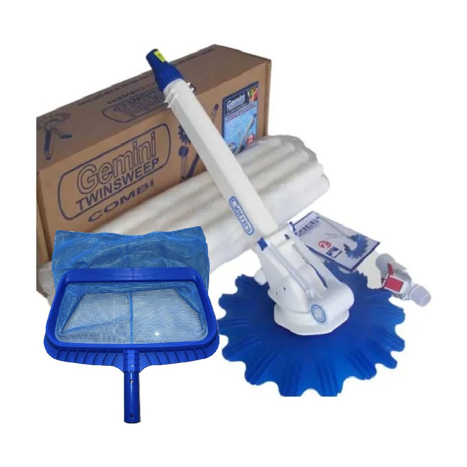 Twinsweep Pool Cleaner and Heavy Duty Leaf Rake Combo
