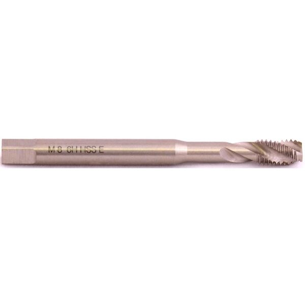 Machine Tap Cobalt 8Mm Spiral Fluted In Pouch 1.25Mm Pitch