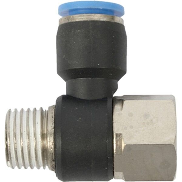Aircraft Pu Hose Fitting Tee 8mm x 1/4"F x 1/4"M