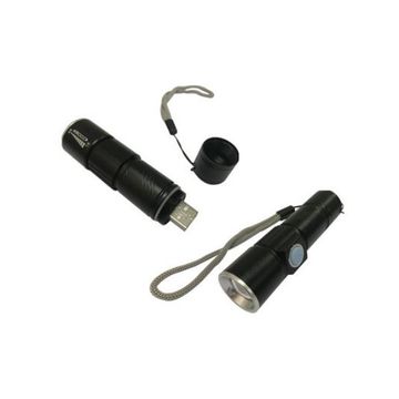 Rechargeable 3W 450MAh USB Pocket LED Torch