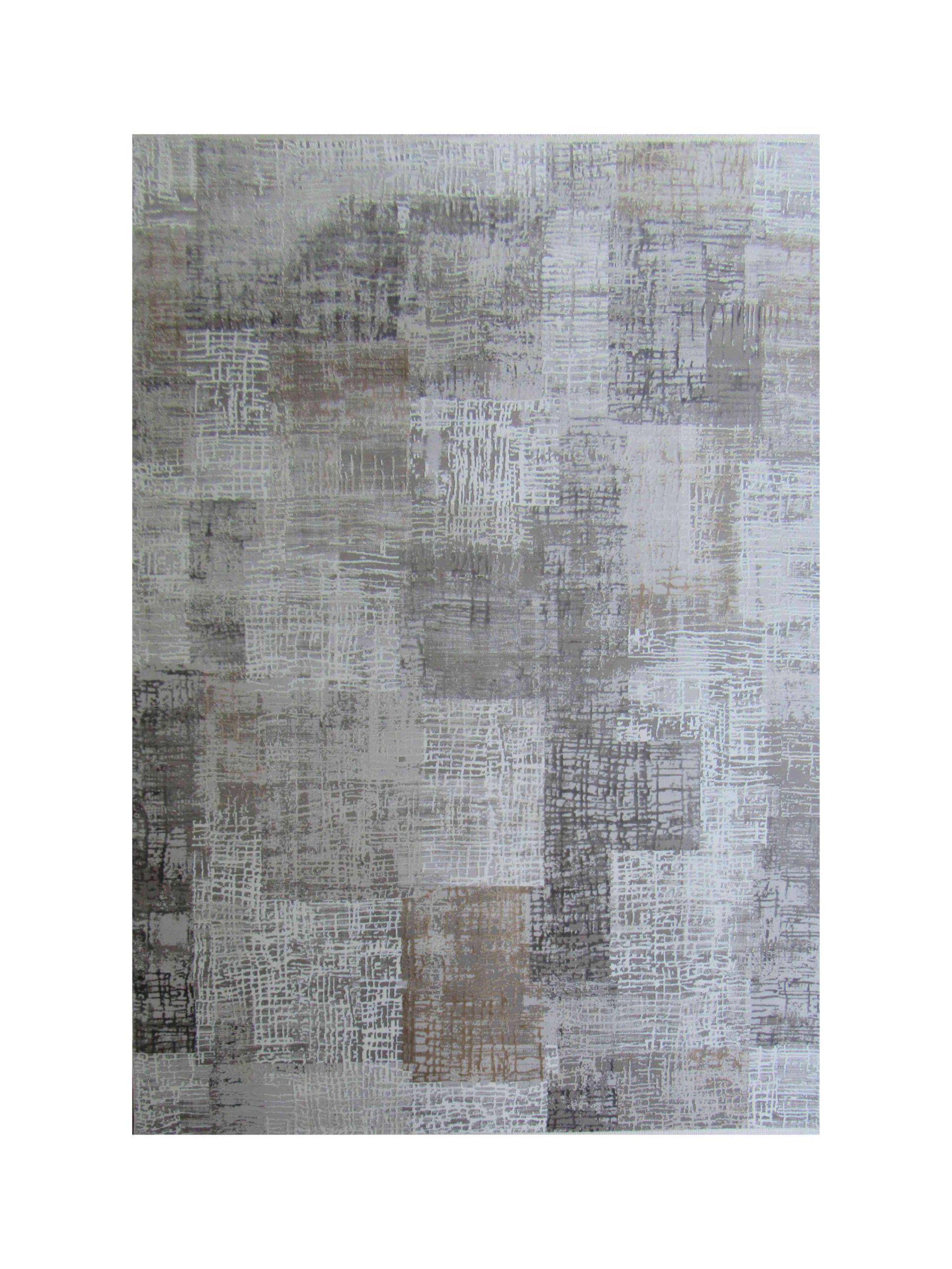 BK Carpets & Rugs – Modern Patchwork Rug –  Brown - Beige - White  - 2m x 2.9m