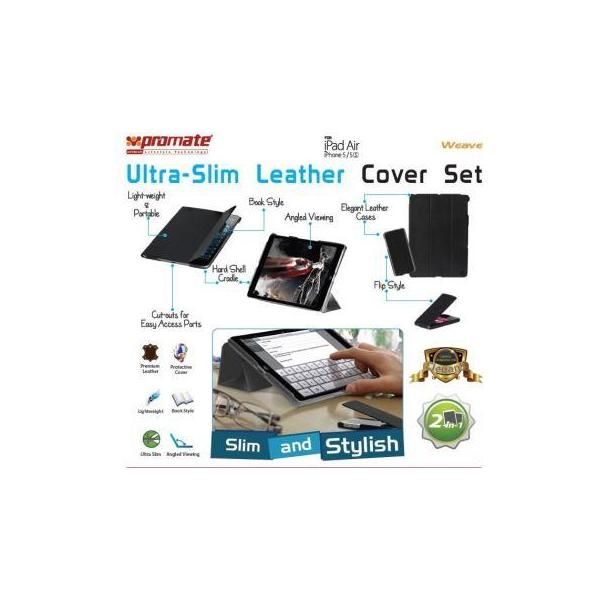 Promate Weave Ultra-Slim Leather Cover