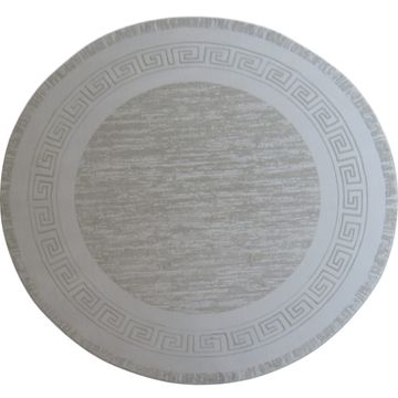 BK Carpets & Rugs – Modern Round Rug - Beige - Cream - 2m x 2m