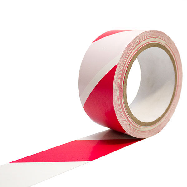 Coba Tape White/Red 50mm x 33m