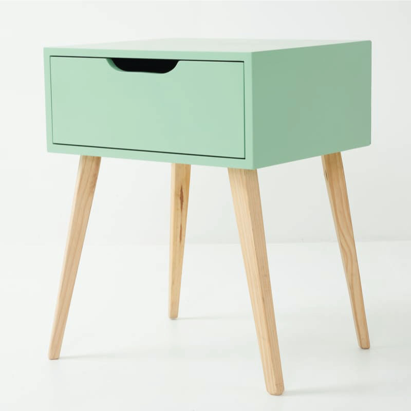 Secaleni Side Table Single Drawer - Sage