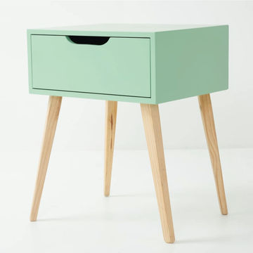 Secaleni Side Table Single Drawer - Sage