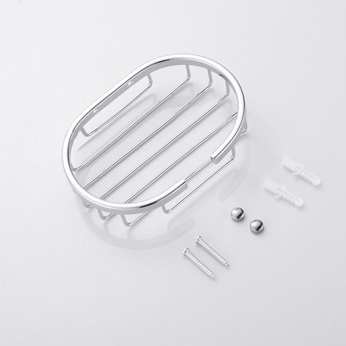 Aluminum Oval Shape Wire line Soap Basket_1051