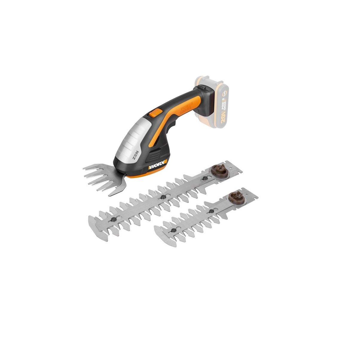 WORX ZEN Grass Shear 10cm 20V (3 Blades) TOOL ONLY
