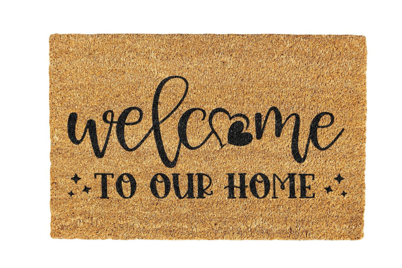 Welcome to our Home Coir Doormat Design 700 x 400 mm