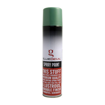 Glue Devil - Spray Paint - Metallic Green - 300ml - 2 Pack