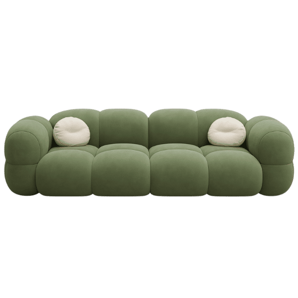 Olive Green Cloud Modular 3-Seater Sofa