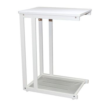 Bragg Madrid Side End Table, White