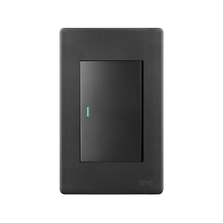 SYNERJI SWITCH DECO 4X2 1-LEVER 2-WAY/1-WAY - Matt Grey / 2-Way