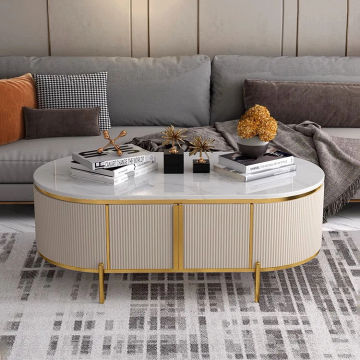 GOF Furniture – Arabelle Luxe Oval Coffee Table