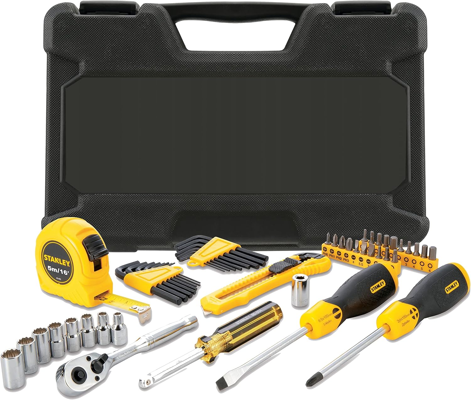STANLEY Mixed Tool Set With Kitbox (51 pieces) STMT0-74864