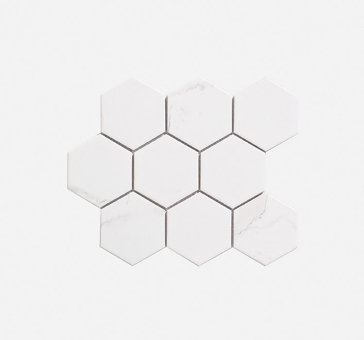 Mosaic Ceramic - Large Carrera Hexagon - 256x295