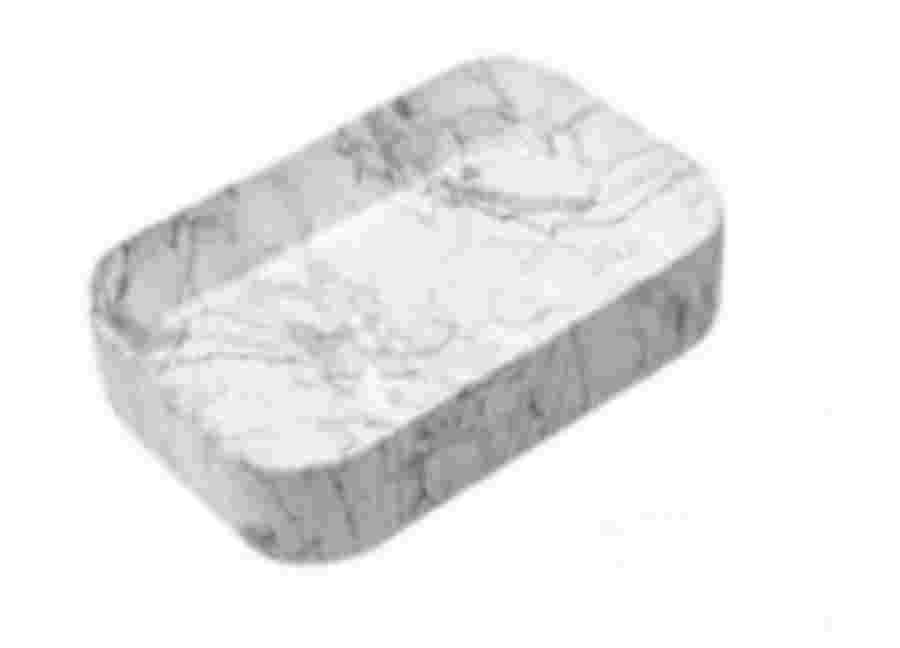 Countertop Ceramic Basin / table top  Marble  - White