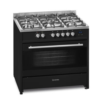 Meireles 90cm Freestanding Gas Gas BLACK Stove