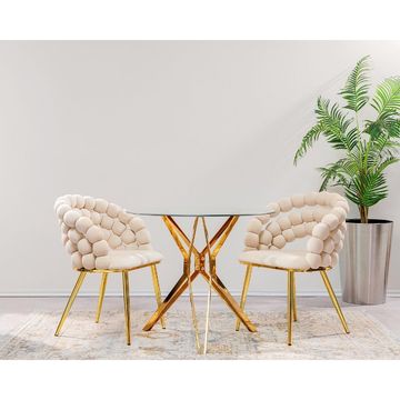 KC Furn-Seraphina 2 Seater Dining Set