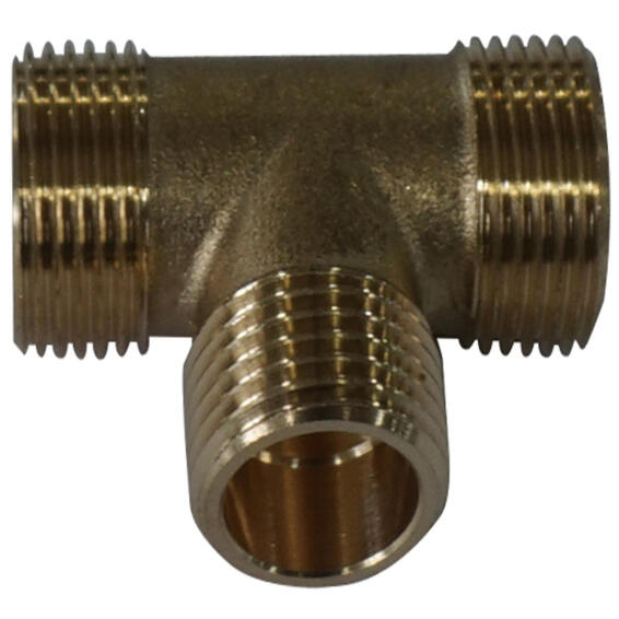 SCREWED CONNECTOR TEE BRASS EQ FF3/4