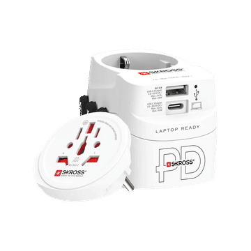 SKROSS - PRO Light USB (AC) - World Travel Adapter with AC and USB Charging
