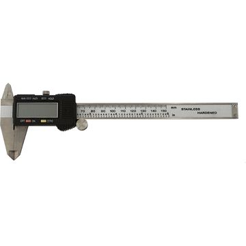 Vernier Digital 150Mm Memory Hold S/Steel 0.01Mm Acc. Metric / Inch