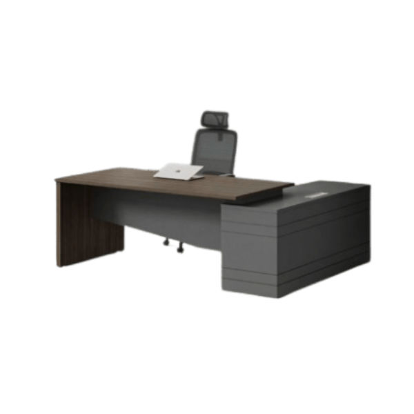 Assembled Executive Elegance L-Shaped Office Desk 1.6M