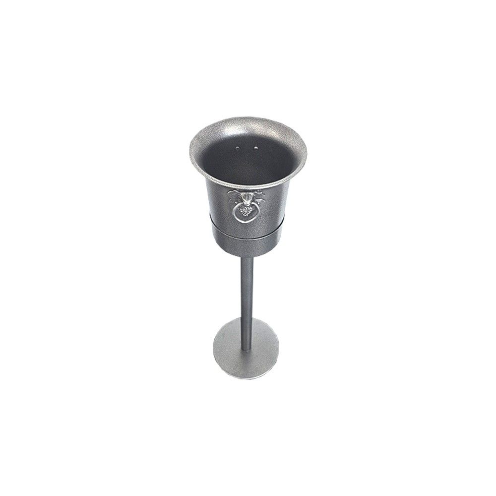 Classic Ice Bucket with Floor Stand - Metallic