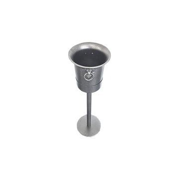 Classic Ice Bucket with Floor Stand - Metallic