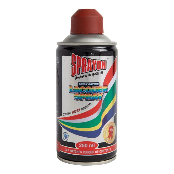 Bulk Pack x 4 Sprayon Spray Paint 250ml Red Oxide Primer