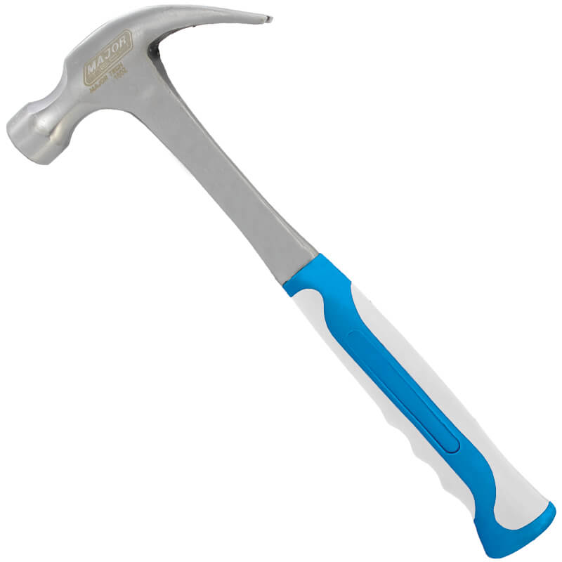 Claw hammer and nails for repair work. Universal Tool or