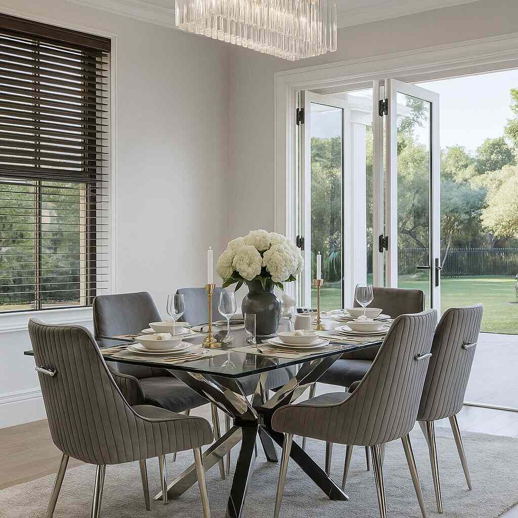 Aluro Marble Dining Set