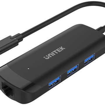 Unitek Type-C 3-Port Type-A Hub With Gigabit Ethernet (H1110A)