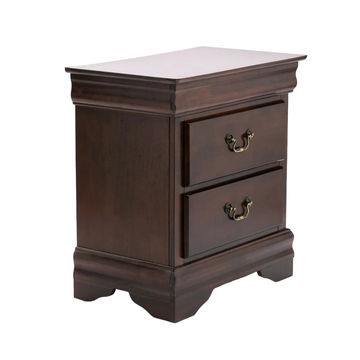 Vividitto - Tshimo 2 Drawer Pedestal - Dark Brown
